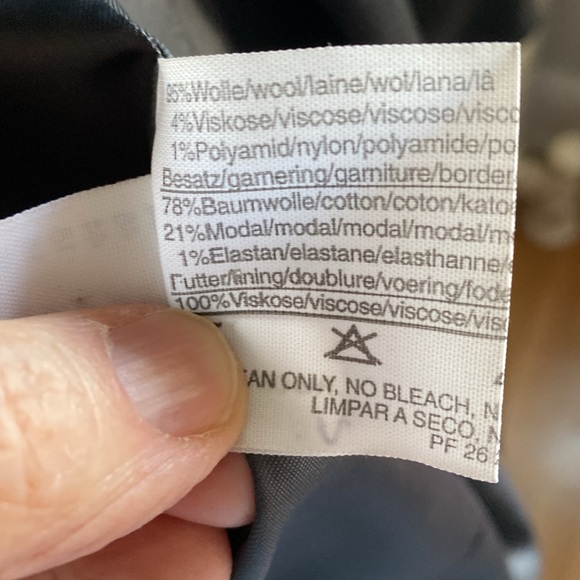 Louis Feraud Set black velvet trimmed suit jacket size 14 - Picture 7 of 10